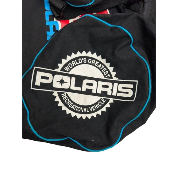 RARE Vintage POLARIS Snowmobile ATV Duffle Equipment Gear Bag 32”x14”x14” Large - Picture 7 of 9